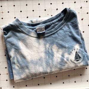 Hand tie-dyed Cape Cod t-shirt